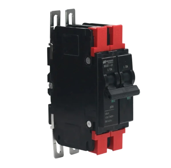 HCB1U-60C45/2 UL489 MCB 2 Poles 45A 120/240Vac 10kA