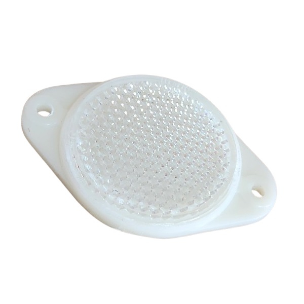 TD-04 Sensor Reflector 45mm Round, (x 65mm wide for 2 side mounting holes)