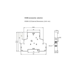 HCMS-X-S-2B  Mtr Circ. Brkr 2-NC Auxiliary Contact Side Mount