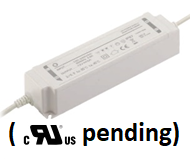 YCL60-12 Power Supply, Waterproof LED, 100-240VAC 50/60Hz, Out: 12V-DC-5A-60W