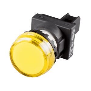 A20P-1BEQ4Y Pilot lamp, Flush type (c/w marking plate) LED 24v ac/dc, Yellow