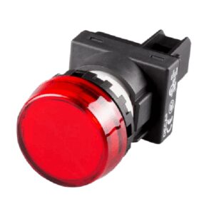 A20P-1BEQ4R Pilot lamp, Flush type (c/w marking plate) LED 24v ac/dc, Red