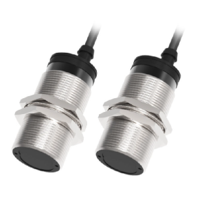 PR30-TM20ATC Sensor Photo, Through beam (receiver + emitter) Nickel-copper alloy Range 20m M30 Infrared light AC20-250V AC 2 wire NC 2m cable cULus