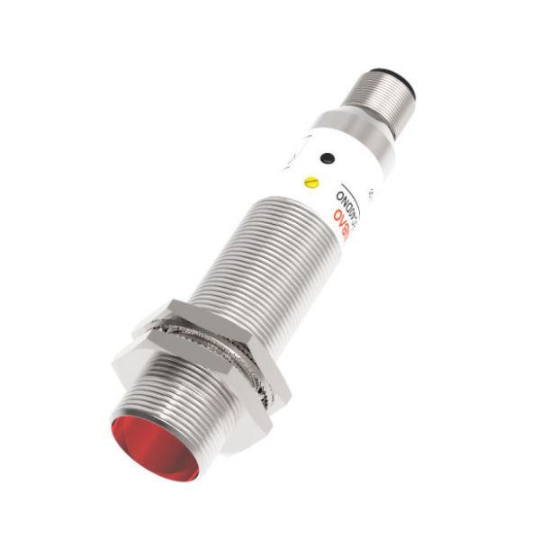 PR18-YC10DPR-E2 Sensor Photo, Diffuse reflection Nickel-copper alloy Range 10cm M18 Red LED DC10-30V PNP NO+NC M12 connector cULus