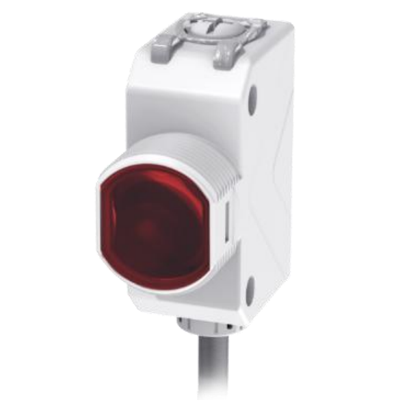 PSR-TM20D Sensor Photo, Through beam (emitter) ABS Range 20m Small square+M18 Infrared light DC10-30V 2m cable cULus