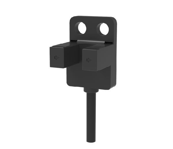 PU05M-TGPR-Y Sensor Photo, Fork ABS Range 5mm 5mm fork Infrared light DC5-24V PNP NO+NC 1m cable cULus