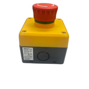 AB1W-111Y-A20B-V4E01R Enclosed Emergency Stop Switch, 40mm Head, Twist to Release, 1xNC cULus