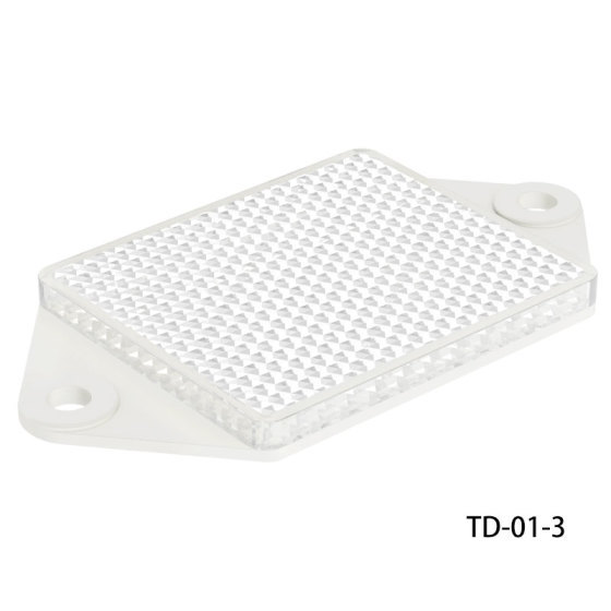 TD-01-3 Sensor Reflector 102.5 x 54.5mm wide with 2 side mounting holes