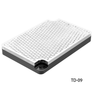 TD-09 Sensor Reflector 60 x 40mm wide with 2 cormer mounting holes