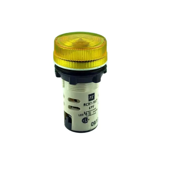 RCB7-IVL-78-110VDC PILOT LAMPS LED 110V DC Barrel Type Yellow