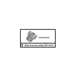 RB2-BA334  PUSH BUTTON FLUSH TYPE WITH PREMARKING BLACK ARROW